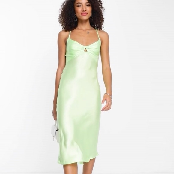 New BERSHKA  100% Viscose silky smooth cami dress J186 - Picture 7 of 9